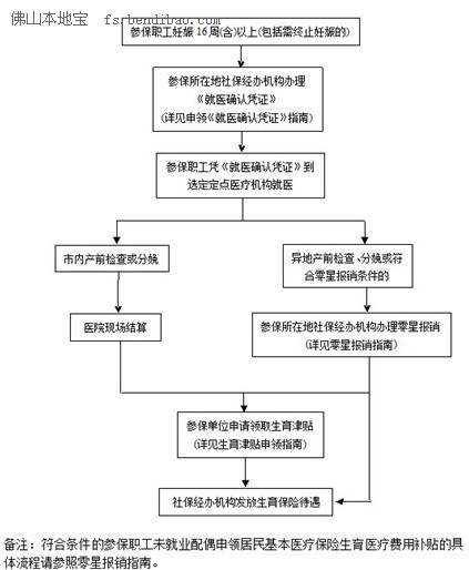 佛山市职工生育保险待遇申领办法