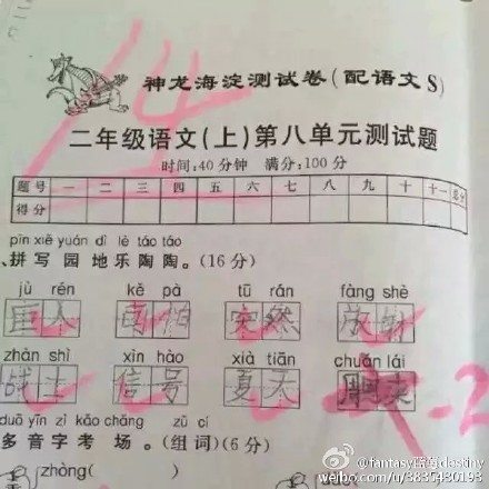 湖南高考作文题：疑似小学二年级一道阅读题