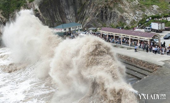 台风灿鸿登陆浙江