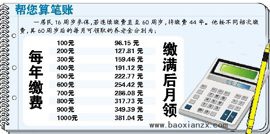 养老保险一次性补交最新或2022（历届）年