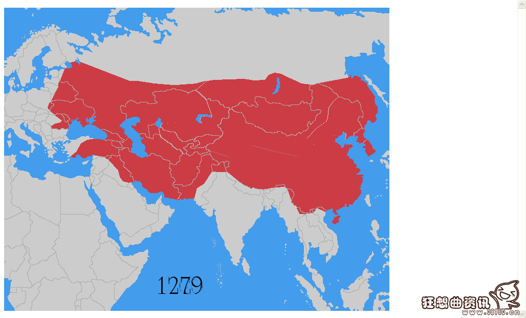 蒙古帝国是怎么灭亡的？鼎盛时期蒙古帝国版图解密