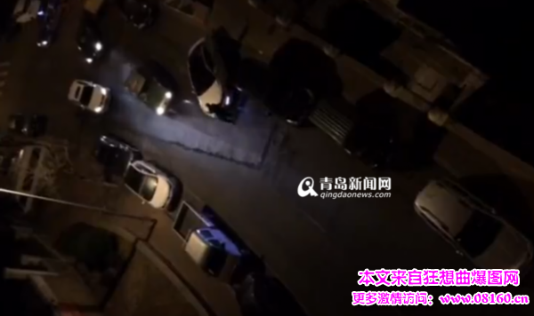 青岛黄台路轧人，被压者连喊轧我！