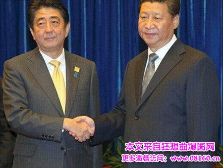 日本首相安倍访华中国，日本首相安倍夫人照片