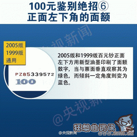 鉴别100元假币9大绝招，假钞都能骗过验钞机了