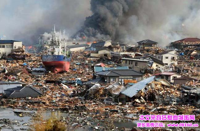 日本发生9点8级地震图，日本发生九级地震原因