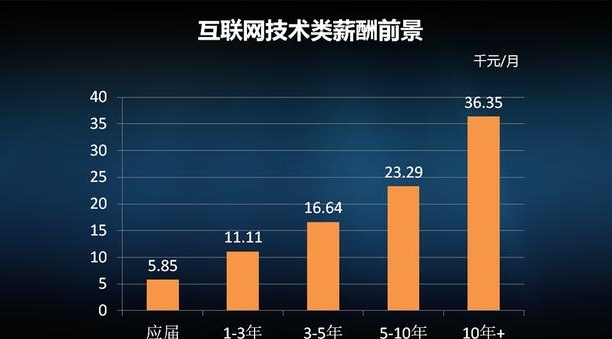 最新或2022（历届）年互联网行业薪资行情